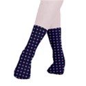Pattern Dots Wallpaper Seamless Smooth Crew Length Tube Socks View3
