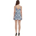 Tiles Abstract Pattern Texture Design Body Wrap Sleeveless V-Neck Mini Dress View4