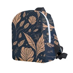 Background Pattern Leaves Texture Kids  Age 2-4 Lightweight Preschool Backpack