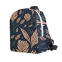 Background Pattern Leaves Texture Kids  Age 2-4 Lightweight Preschool Backpack View1