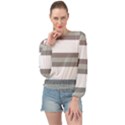 Minimal Mixed Abstract Lines Print Copia Banded Bottom Chiffon Top View1
