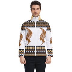 African Women Pattern Seamless Style Men s Bomber Jacket