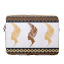 African Women Pattern Seamless Style 14  Vertical Laptop Sleeve Case With Pocket View1