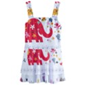 African Elephant Cute Cartoon Seamless Shading Cartoon Character Kids  Layered Skirt Swimsuit View1