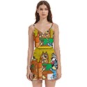 Bluey Body Wrap Sleeveless V-Neck Mini Dress View1