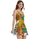 Bluey Body Wrap Sleeveless V-Neck Mini Dress View3