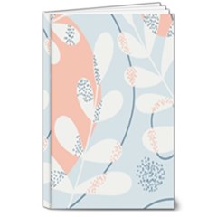 Pattern Plants Leaves Nature 8  X 10  Hardcover Notebook
