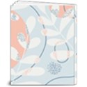 Pattern Plants Leaves Nature 8  x 10  Hardcover Notebook View2