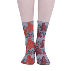Christmas Cookies Cookie Advent Pattern Smooth Crew Length Tube Socks