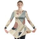 Boho Abstract Architecture Long Sleeve Tunic  View1