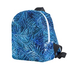Blue Christmas Tree Branch Texture, Winter Texture, Tree Texture, Tree Branches Kids  Age 2-4 Lightweight Preschool Backpack