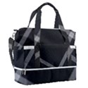 Stripes, Zigzag Sports Shoulder Bag with Shoes Compartment View1