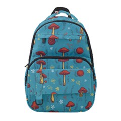 Whimsical Mushroom Pattern Carry-on Travel Backpack