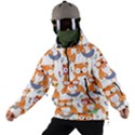 Cute Colorful Owl Cartoon Seamless Pattern Men s Ski and Snowboard Waterproof Breathable Jacket View2