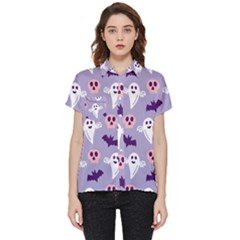 Boo Crew Halloween Season Short Sleeve Pocket Shirt
