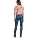 Pumpkin Pattern Halloween 20240926 160345 0000 Women s Round Neck Short Sleeve Crop Top View4