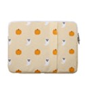 Pumpkin and boo crew halloween  13  Vertical Laptop Sleeve Case With Pocket View2