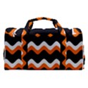 Halloween Wavy 20240926 161241 0000 Sports Gym Duffle Bag with Shoe Compartment View2