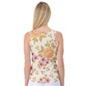 Peony Flower Pattern Background Women s Basketball Tank Top View2