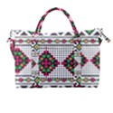 Ukrainian Folk Seamless Pattern Ethnic Ornament Border Element Traditional Carry-on Travel Shoulder Bag View1
