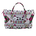 Ukrainian Folk Seamless Pattern Ethnic Ornament Border Element Traditional Carry-on Travel Shoulder Bag View2