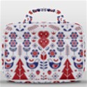 Scandinavian Folk Seamless Pattern Travel Toiletry Bag With Hanging Hook View1