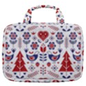 Scandinavian Folk Seamless Pattern Travel Toiletry Bag With Hanging Hook View2
