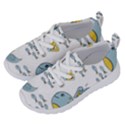Whale Cartoon Whale Seamless Cartoon Character Animals Leaf Running Shoes View2