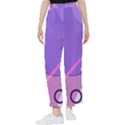 Colorful Labstract Wallpaper Theme Women s Pants  View1