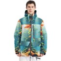 Autumn Trees Nature Men s Multi Pockets Zip Ski and Snowboard Waterproof Breathable Jacket View1