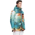Autumn Trees Nature Men s Multi Pockets Zip Ski and Snowboard Waterproof Breathable Jacket View3