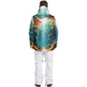 Autumn Trees Nature Men s Multi Pockets Zip Ski and Snowboard Waterproof Breathable Jacket View4