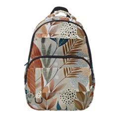 Leaves Pattern Flower Floral Flora Carry-on Travel Backpack