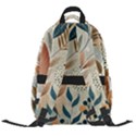 Leaves Pattern Flower Floral Flora Carry-on Travel Backpack View2