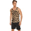 Leopard Skin Pattern Men s Wide Collar Tank Top View2