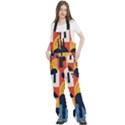 Abstract Pattern Women s Front Zip Ski And Snowboard Bib Pants View2