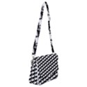 Stylish Coffee Cup Pattern Shoulder Bag with Back Zipper View1