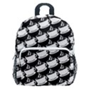Stylish Coffee Cup Pattern Kids  Age 5-10 Lightweight School Backpack with Side Pockets View1