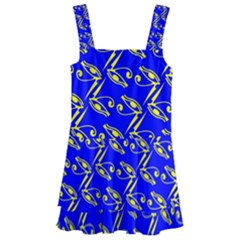 Eye Of Horus Pattern Kids  Layered Skirt Swimsuit