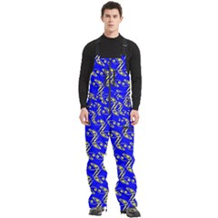 Eye Of Horus Pattern Men s Front Zip Ski And Snowboard Bib Pants