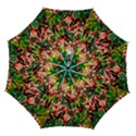Abstract Floral Artwork Automatic Folding Umbrella with Case (Medium) View1