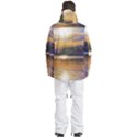 Serene Sunset Over Water Men s Multi Pockets Zip Ski and Snowboard Waterproof Breathable Jacket View4