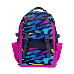 Graffiti Carry-on Double Buckle Travel Backpack