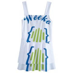 Weeko Kids  Layered Skirt Swimsuit