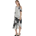 Betty Page BDSM Cold Shoulder Loose Fit Dress With Pockets View2