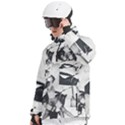 Betty Page BDSM Men s Pullover Zip Ski and Snowboard Waterproof Breathable Jacket View2