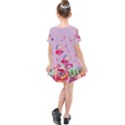Violet & Pink Easter Bunny Kids Casual Cotton Dress View2