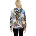 Springtime Pear Tree Blossoms Women s Lightweight Drawstring Hoodie View4