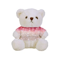Abstract, Christmas, Glittery, Gold, Red Full Print Tee For Cuddly Teddy Bear