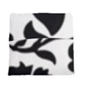 Black Floral Background, Vintage Floral Pattern Foldable Shopping Bag View3